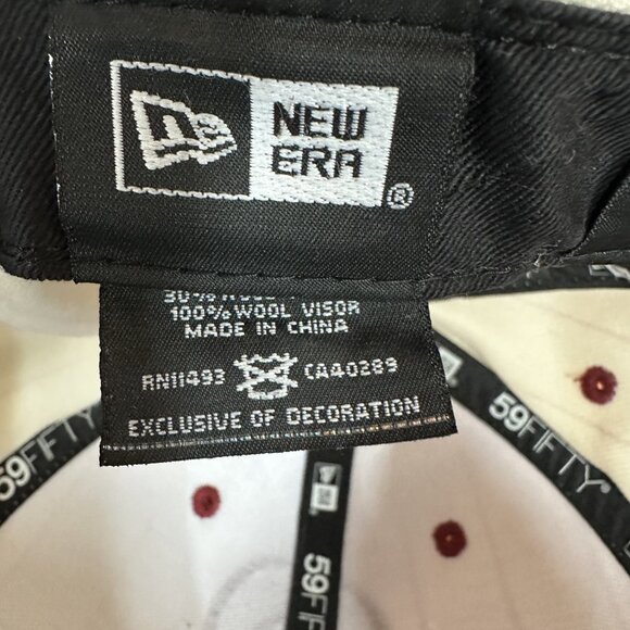 New Era 59Fifty Philadelphia Phillies 1980 World Series Hat Cap 7 1/8 Wool - Picture 5 of 6